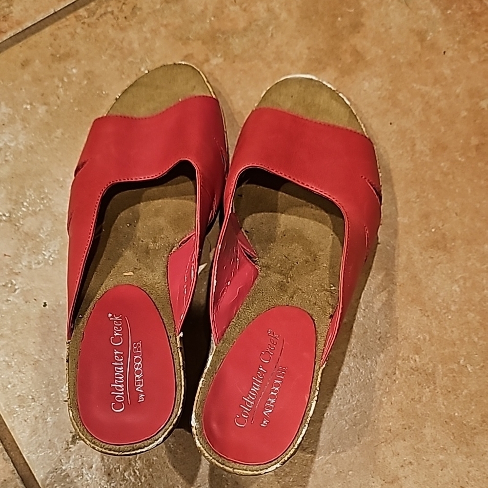 Coldwater Creek Women's Red Sandals